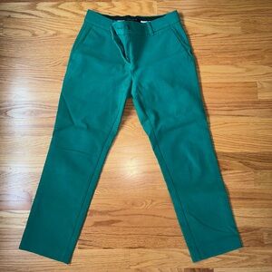 Ann Taylor Green Chinos Classic Straight-Leg Pants